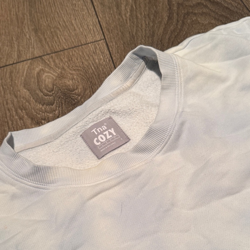 TNA Cozy Light Gray Sweatshirt